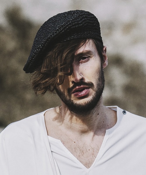 NO ID.（ノーアイディ）の「ペーパーベレー（ハンチング/ベレー帽・メンズ・ブラック/ブラウン/アイボリー・ONE SIZE）」の22枚目の写真