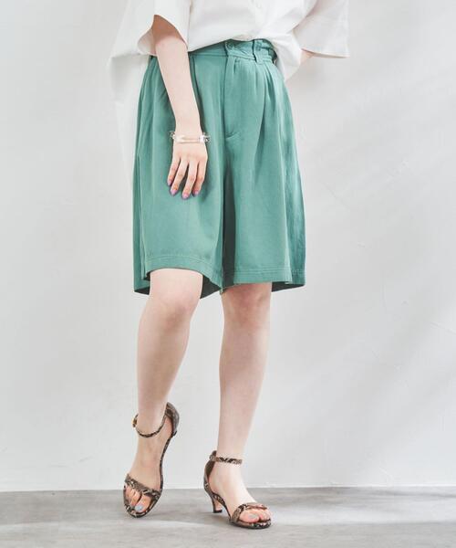 coen（コーエン）の「ハーフグルカパンツ（その他パンツ・レディース・ダークグレー/ナチュラル/ライム・L/M/S）」の4枚目の写真