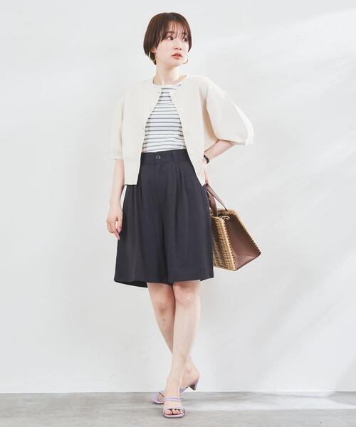 coen（コーエン）の「ハーフグルカパンツ（その他パンツ・レディース・ダークグレー/ナチュラル/ライム・L/M/S）」の7枚目の写真