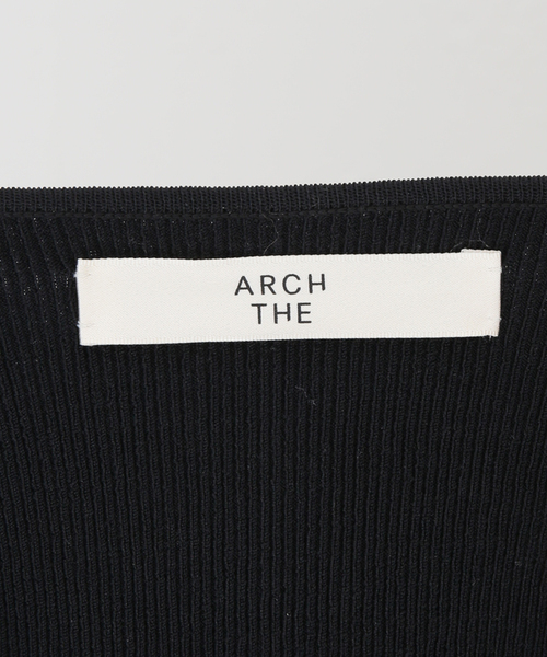 VERMEIL par iena(ヴェルメイユパーイエナ)の「【ARCH THE / アーチ ザ】スクエアネックトップス◆(ニット/セーター・レディース・ブラック・SMALL)」の21枚目の写真