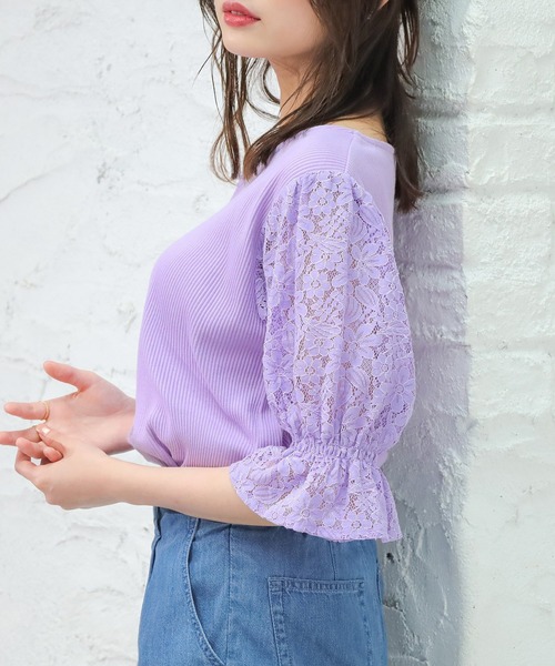 袖レーストップス Tシャツ カットソー Honeys ハニーズ のファッション通販 Zozotown