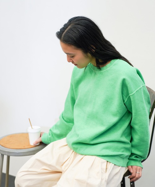 TOWNCRAFT / タウンクラフト PIGMENT CREW SWEAT ヴィンテージ加工 クルーネック スウェット(スウェット)|TOWNCRAFT(タウンクラフト) TOWNCRAFT / タウンクラフト PIGMENT CREW SWEAT ヴィンテージ加工 クルーネック スウェット(スウェット)|TOWNCRAFT(タウンクラフト)