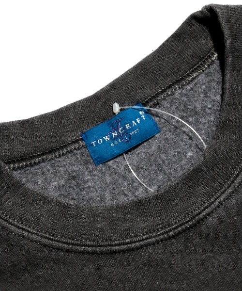 TOWNCRAFT / タウンクラフト PIGMENT CREW SWEAT ヴィンテージ加工 クルーネック スウェット(スウェット)|TOWNCRAFT(タウンクラフト) TOWNCRAFT / タウンクラフト PIGMENT CREW SWEAT ヴィンテージ加工 クルーネック スウェット(スウェット)|TOWNCRAFT(タウンクラフト)