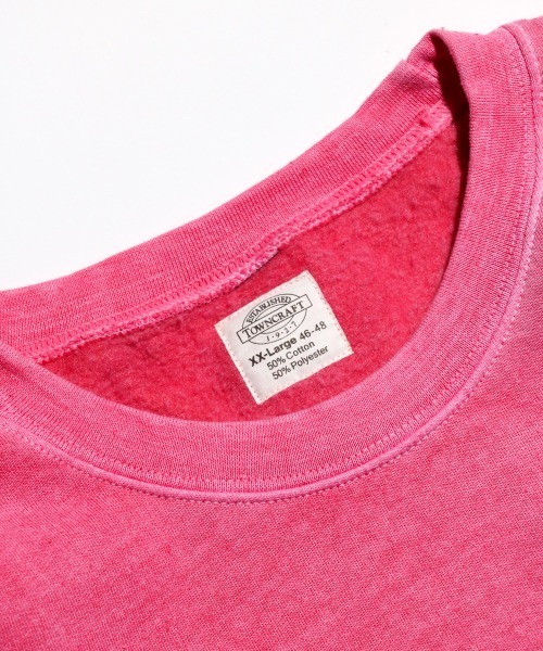 TOWNCRAFT / タウンクラフト PIGMENT CREW SWEAT ヴィンテージ加工 クルーネック スウェット(スウェット)|TOWNCRAFT(タウンクラフト) TOWNCRAFT / タウンクラフト PIGMENT CREW SWEAT ヴィンテージ加工 クルーネック スウェット(スウェット)|TOWNCRAFT(タウンクラフト)