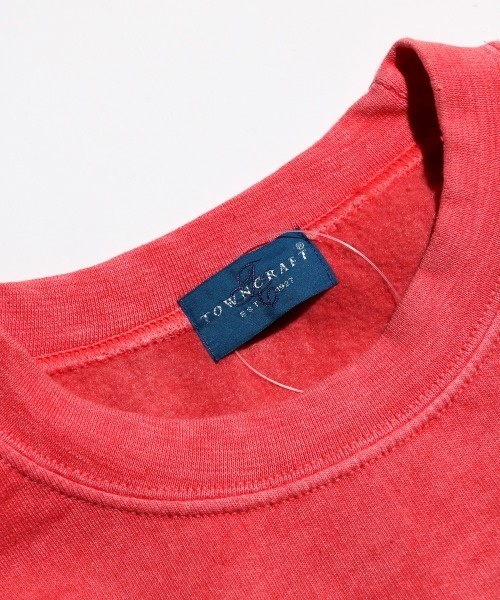 TOWNCRAFT / タウンクラフト PIGMENT CREW SWEAT ヴィンテージ加工 クルーネック スウェット(スウェット)|TOWNCRAFT(タウンクラフト) TOWNCRAFT / タウンクラフト PIGMENT CREW SWEAT ヴィンテージ加工 クルーネック スウェット(スウェット)|TOWNCRAFT(タウンクラフト)