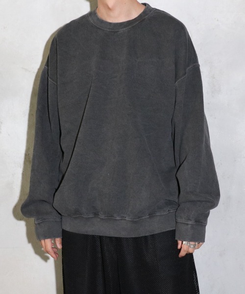 TOWNCRAFT / タウンクラフト PIGMENT CREW SWEAT ヴィンテージ加工 クルーネック スウェット(スウェット)|TOWNCRAFT(タウンクラフト) TOWNCRAFT / タウンクラフト PIGMENT CREW SWEAT ヴィンテージ加工 クルーネック スウェット(スウェット)|TOWNCRAFT(タウンクラフト)