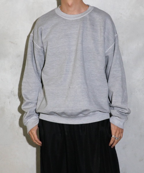 TOWNCRAFT / タウンクラフト PIGMENT CREW SWEAT ヴィンテージ加工 クルーネック スウェット(スウェット)|TOWNCRAFT(タウンクラフト) TOWNCRAFT / タウンクラフト PIGMENT CREW SWEAT ヴィンテージ加工 クルーネック スウェット(スウェット)|TOWNCRAFT(タウンクラフト)