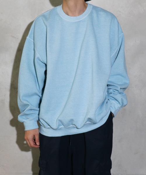 TOWNCRAFT / タウンクラフト PIGMENT CREW SWEAT ヴィンテージ加工 クルーネック スウェット(スウェット)|TOWNCRAFT(タウンクラフト) TOWNCRAFT / タウンクラフト PIGMENT CREW SWEAT ヴィンテージ加工 クルーネック スウェット(スウェット)|TOWNCRAFT(タウンクラフト)