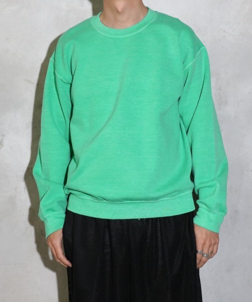 TOWNCRAFT / タウンクラフト PIGMENT CREW SWEAT ヴィンテージ加工 クルーネック スウェット(スウェット)|TOWNCRAFT(タウンクラフト) TOWNCRAFT / タウンクラフト PIGMENT CREW SWEAT ヴィンテージ加工 クルーネック スウェット(スウェット)|TOWNCRAFT(タウンクラフト)