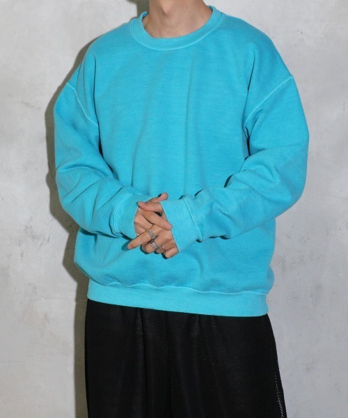 TOWNCRAFT / タウンクラフト PIGMENT CREW SWEAT ヴィンテージ加工 クルーネック スウェット(スウェット)|TOWNCRAFT(タウンクラフト) TOWNCRAFT / タウンクラフト PIGMENT CREW SWEAT ヴィンテージ加工 クルーネック スウェット(スウェット)|TOWNCRAFT(タウンクラフト)