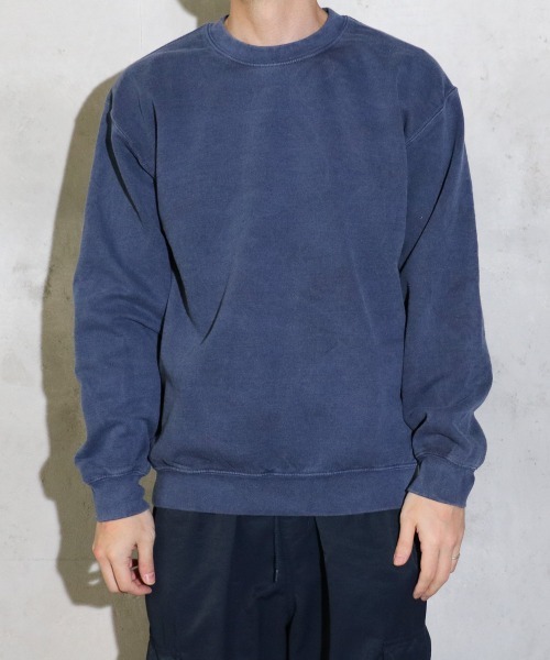 TOWNCRAFT / タウンクラフト PIGMENT CREW SWEAT ヴィンテージ加工 クルーネック スウェット(スウェット)|TOWNCRAFT(タウンクラフト) TOWNCRAFT / タウンクラフト PIGMENT CREW SWEAT ヴィンテージ加工 クルーネック スウェット(スウェット)|TOWNCRAFT(タウンクラフト)
