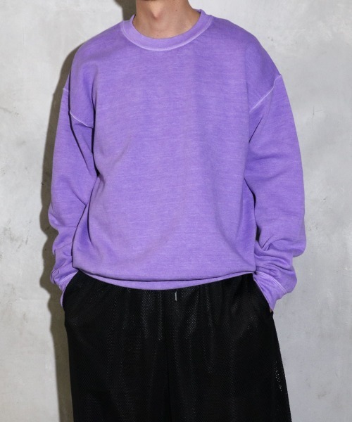 TOWNCRAFT / タウンクラフト PIGMENT CREW SWEAT ヴィンテージ加工 クルーネック スウェット(スウェット)|TOWNCRAFT(タウンクラフト) TOWNCRAFT / タウンクラフト PIGMENT CREW SWEAT ヴィンテージ加工 クルーネック スウェット(スウェット)|TOWNCRAFT(タウンクラフト)