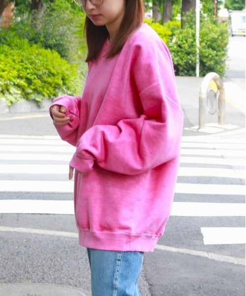 TOWNCRAFT / タウンクラフト PIGMENT CREW SWEAT ヴィンテージ加工 クルーネック スウェット(スウェット)|TOWNCRAFT(タウンクラフト) TOWNCRAFT / タウンクラフト PIGMENT CREW SWEAT ヴィンテージ加工 クルーネック スウェット(スウェット)|TOWNCRAFT(タウンクラフト)