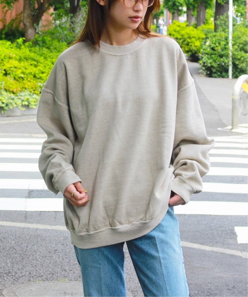 TOWNCRAFT / タウンクラフト PIGMENT CREW SWEAT ヴィンテージ加工 クルーネック スウェット(スウェット)|TOWNCRAFT(タウンクラフト) TOWNCRAFT / タウンクラフト PIGMENT CREW SWEAT ヴィンテージ加工 クルーネック スウェット(スウェット)|TOWNCRAFT(タウンクラフト)