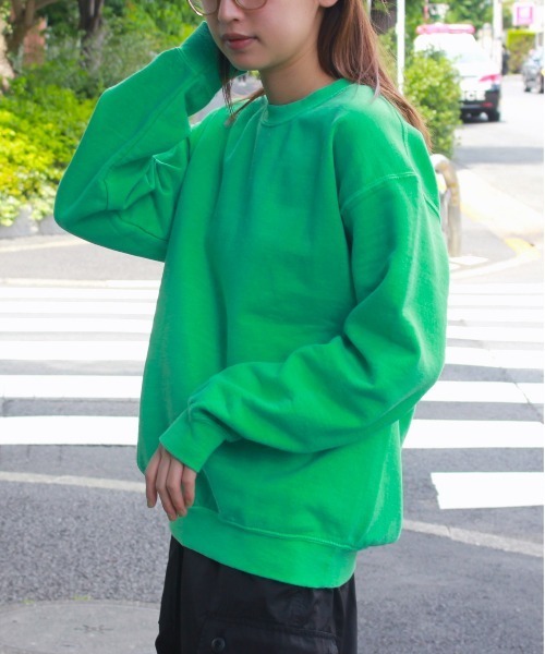 TOWNCRAFT / タウンクラフト PIGMENT CREW SWEAT ヴィンテージ加工 クルーネック スウェット(スウェット)|TOWNCRAFT(タウンクラフト) TOWNCRAFT / タウンクラフト PIGMENT CREW SWEAT ヴィンテージ加工 クルーネック スウェット(スウェット)|TOWNCRAFT(タウンクラフト)