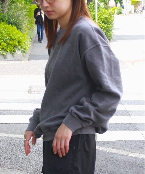 TOWNCRAFT / タウンクラフト PIGMENT CREW SWEAT ヴィンテージ加工 クルーネック スウェット(スウェット)|TOWNCRAFT(タウンクラフト) TOWNCRAFT / タウンクラフト PIGMENT CREW SWEAT ヴィンテージ加工 クルーネック スウェット(スウェット)|TOWNCRAFT(タウンクラフト)