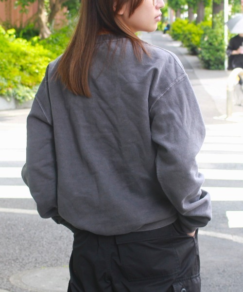 TOWNCRAFT / タウンクラフト PIGMENT CREW SWEAT ヴィンテージ加工 クルーネック スウェット(スウェット)|TOWNCRAFT(タウンクラフト) TOWNCRAFT / タウンクラフト PIGMENT CREW SWEAT ヴィンテージ加工 クルーネック スウェット(スウェット)|TOWNCRAFT(タウンクラフト)