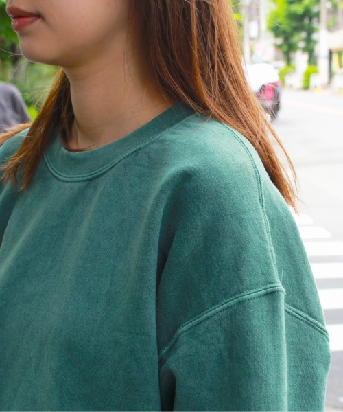 TOWNCRAFT / タウンクラフト PIGMENT CREW SWEAT ヴィンテージ加工 クルーネック スウェット(スウェット)|TOWNCRAFT(タウンクラフト) TOWNCRAFT / タウンクラフト PIGMENT CREW SWEAT ヴィンテージ加工 クルーネック スウェット(スウェット)|TOWNCRAFT(タウンクラフト)