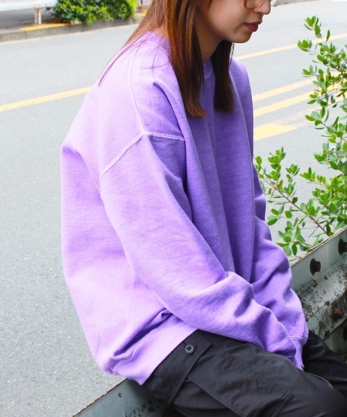 TOWNCRAFT / タウンクラフト PIGMENT CREW SWEAT ヴィンテージ加工 クルーネック スウェット(スウェット)|TOWNCRAFT(タウンクラフト) TOWNCRAFT / タウンクラフト PIGMENT CREW SWEAT ヴィンテージ加工 クルーネック スウェット(スウェット)|TOWNCRAFT(タウンクラフト)
