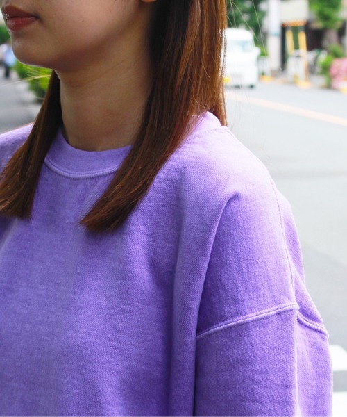 TOWNCRAFT / タウンクラフト PIGMENT CREW SWEAT ヴィンテージ加工 クルーネック スウェット(スウェット)|TOWNCRAFT(タウンクラフト) TOWNCRAFT / タウンクラフト PIGMENT CREW SWEAT ヴィンテージ加工 クルーネック スウェット(スウェット)|TOWNCRAFT(タウンクラフト)