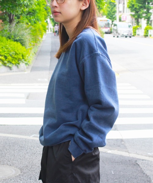 TOWNCRAFT / タウンクラフト PIGMENT CREW SWEAT ヴィンテージ加工 クルーネック スウェット(スウェット)|TOWNCRAFT(タウンクラフト) TOWNCRAFT / タウンクラフト PIGMENT CREW SWEAT ヴィンテージ加工 クルーネック スウェット(スウェット)|TOWNCRAFT(タウンクラフト)