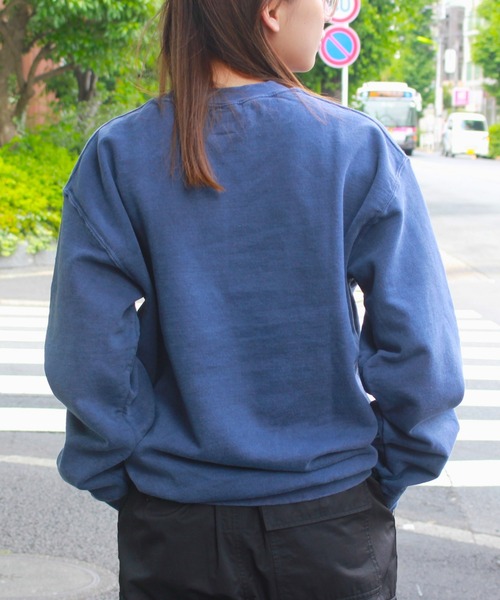 TOWNCRAFT / タウンクラフト PIGMENT CREW SWEAT ヴィンテージ加工 クルーネック スウェット(スウェット)|TOWNCRAFT(タウンクラフト) TOWNCRAFT / タウンクラフト PIGMENT CREW SWEAT ヴィンテージ加工 クルーネック スウェット(スウェット)|TOWNCRAFT(タウンクラフト)