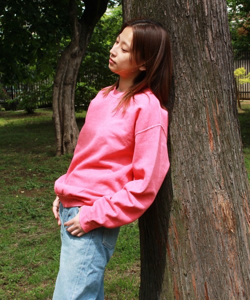 TOWNCRAFT / タウンクラフト PIGMENT CREW SWEAT ヴィンテージ加工 クルーネック スウェット(スウェット)|TOWNCRAFT(タウンクラフト) TOWNCRAFT / タウンクラフト PIGMENT CREW SWEAT ヴィンテージ加工 クルーネック スウェット(スウェット)|TOWNCRAFT(タウンクラフト)