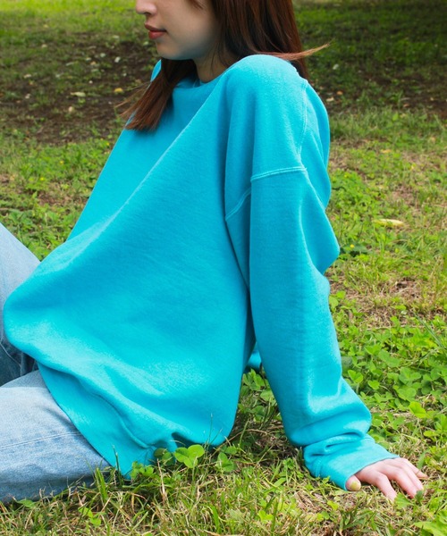 TOWNCRAFT / タウンクラフト PIGMENT CREW SWEAT ヴィンテージ加工 クルーネック スウェット(スウェット)|TOWNCRAFT(タウンクラフト) TOWNCRAFT / タウンクラフト PIGMENT CREW SWEAT ヴィンテージ加工 クルーネック スウェット(スウェット)|TOWNCRAFT(タウンクラフト)