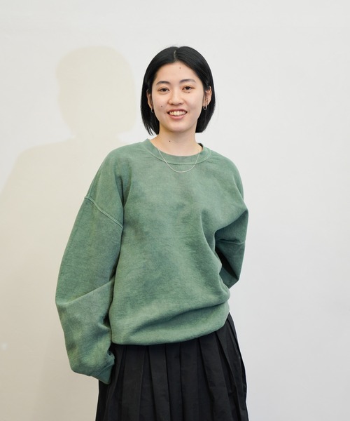 TOWNCRAFT / タウンクラフト PIGMENT CREW SWEAT ヴィンテージ加工