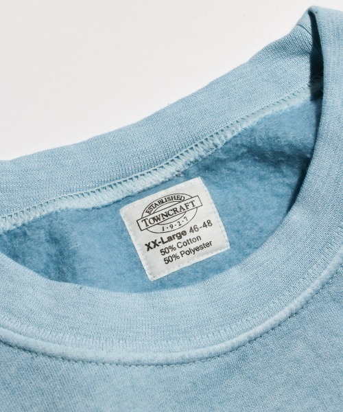 TOWNCRAFT / タウンクラフト PIGMENT CREW SWEAT ヴィンテージ加工 クルーネック スウェット(スウェット)|TOWNCRAFT(タウンクラフト) TOWNCRAFT / タウンクラフト PIGMENT CREW SWEAT ヴィンテージ加工 クルーネック スウェット(スウェット)|TOWNCRAFT(タウンクラフト)