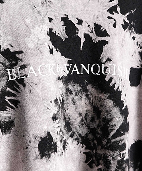 BLACK by VANQUISH（ブラックバイバンキッシュ）の「タイダイ長袖カットソー メンズ 春服 BLACK by VANQUISH ブラックバイバンキッシュ（Tシャツ/カットソー・メンズ・ブラック・M/L/XL）」の6枚目の写真