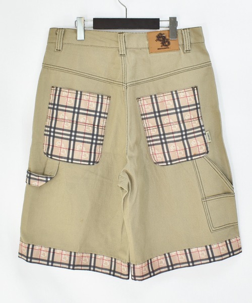 VINTAGE（ヴィンテージ）の「【ヴィンテージ古着】90's SOUTHBOYS / サウスボーイズ ノバチェック柄 ハーフパンツ（チノパンツ・メンズ・ベージュ・34）」の2枚目の写真