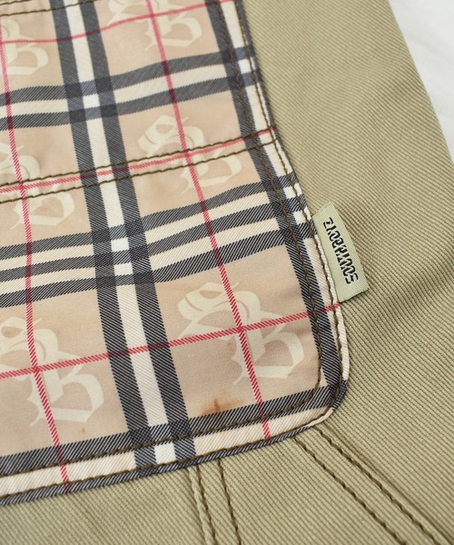 VINTAGE（ヴィンテージ）の「【ヴィンテージ古着】90's SOUTHBOYS / サウスボーイズ ノバチェック柄 ハーフパンツ（チノパンツ・メンズ・ベージュ・34）」の4枚目の写真
