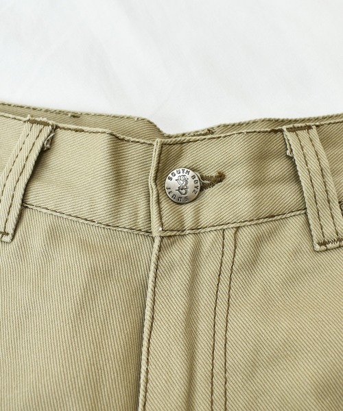 VINTAGE（ヴィンテージ）の「【ヴィンテージ古着】90's SOUTHBOYS / サウスボーイズ ノバチェック柄 ハーフパンツ（チノパンツ・メンズ・ベージュ・34）」の6枚目の写真