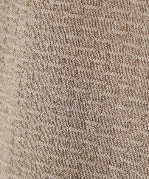 BALLAST ARK（バラストアーク）の「BALLAST ARK / バラストアーク：BIG KNIT TEE：BA05-K004[AST]（Tシャツ/カットソー・メンズ・ベージュ/ブラック・L/M）」の9枚目の写真