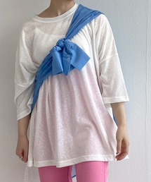 w closet | シアースラブ天竺刺繍入りBigTシャツ(Tシャツ/カットソー)