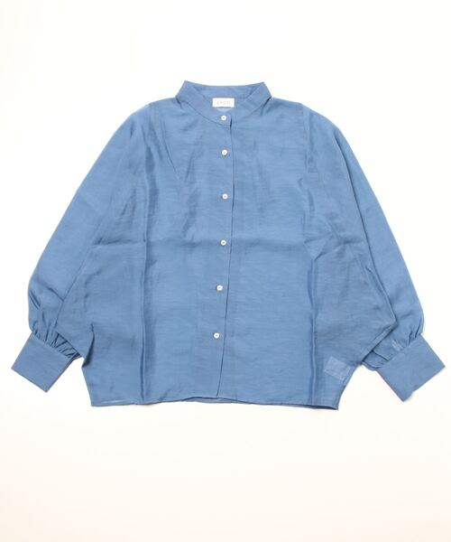 EACH.(イーチ)の「EACH(イーチ) ドルマンスリーブシアブラウス(シャツ/ブラウス・レディース・オレンジ/ブルー/グリーン・FREE)」の3枚目の写真