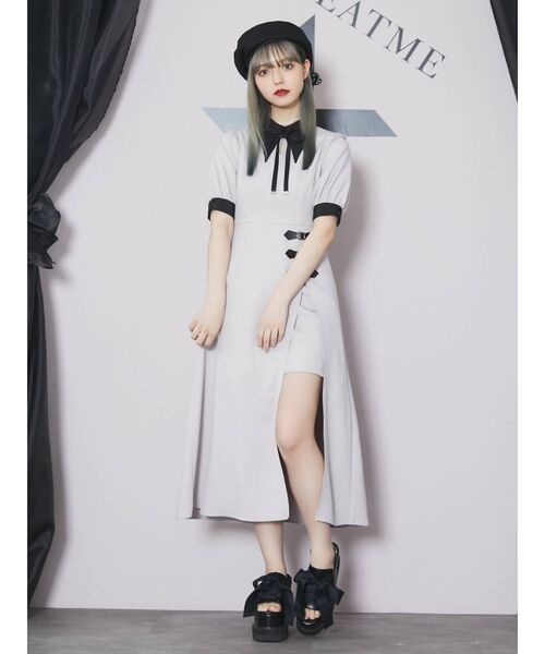 EATME(イートミー)の「BIGリボンプラットフォームサンダル(サンダル・レディース・ブラック/ベージュ・S/M/L)」の10枚目の写真