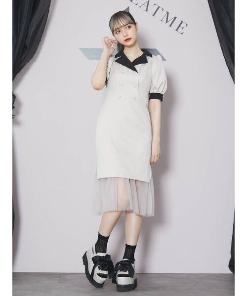 EATME(イートミー)の「BIGリボンプラットフォームサンダル(サンダル・レディース・ブラック/ベージュ・S/M/L)」の13枚目の写真