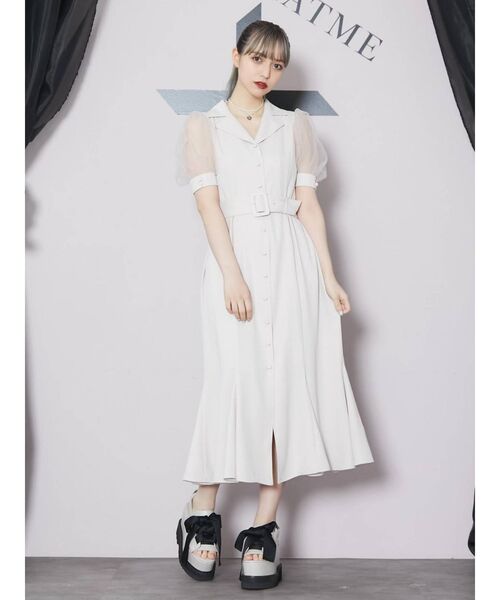 EATME(イートミー)の「BIGリボンプラットフォームサンダル(サンダル・レディース・ブラック/ベージュ・S/M/L)」の14枚目の写真