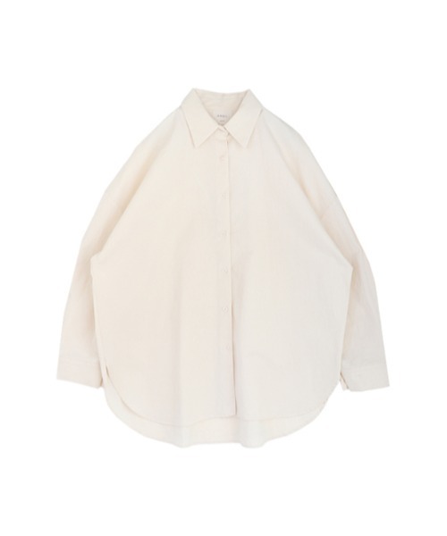 AMAIL（アマイル）の「Bulky cotton shirt（シャツ/ブラウス・レディース・ピンク/アイボリー/ベージュ・FREE）」の15枚目の写真