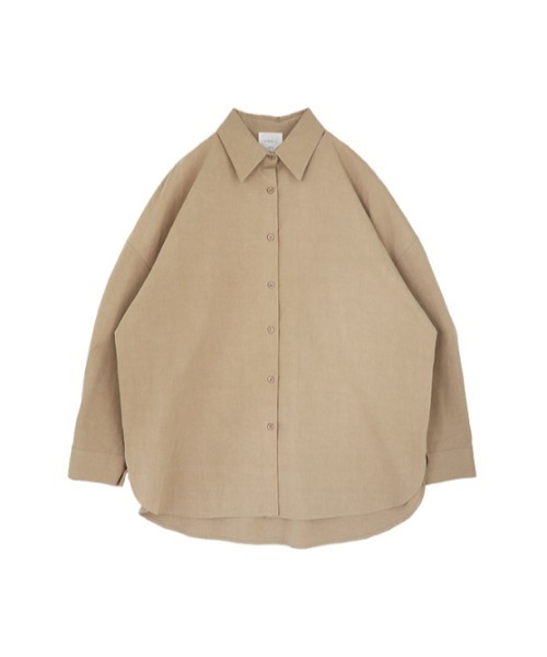 AMAIL（アマイル）の「Bulky cotton shirt（シャツ/ブラウス・レディース・ピンク/アイボリー/ベージュ・FREE）」の16枚目の写真