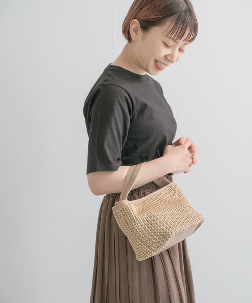 ITEMS URBANRESEARCH（アイテムズ アーバンリサーチ）の「ザツザイミニショルダー（ショルダーバッグ・レディース・ブラウン/ベージュ/ブラック・-）」の10枚目の写真