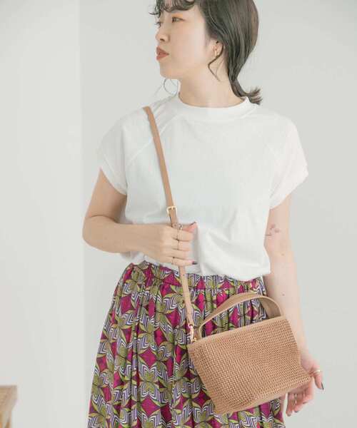 ITEMS URBANRESEARCH（アイテムズ アーバンリサーチ）の「ザツザイミニショルダー（ショルダーバッグ・レディース・ブラウン/ベージュ/ブラック・-）」の7枚目の写真