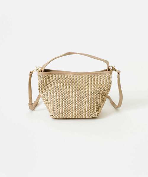 ITEMS URBANRESEARCH（アイテムズ アーバンリサーチ）の「ザツザイミニショルダー（ショルダーバッグ・レディース・ブラウン/ベージュ/ブラック・-）」の14枚目の写真