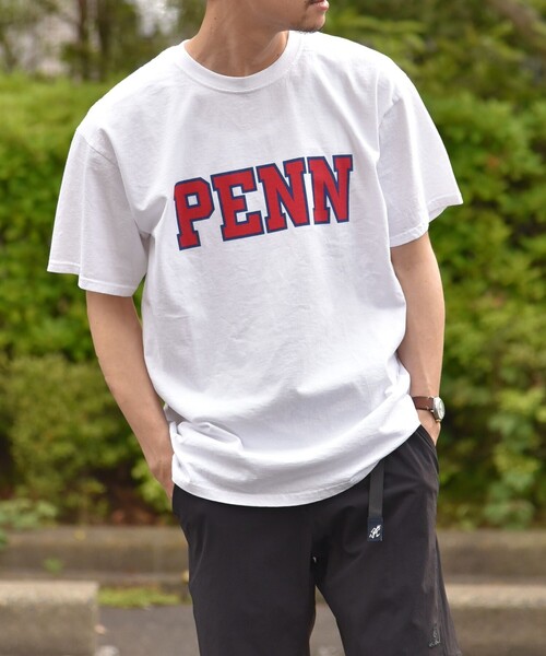 Russell Athletic(ラッセルアスレティック)の「【SHIPS別注】RUSSELL ATHLETIC: カレッジ プリント Tシャツ(Tシャツ/カットソー・メンズ・ホワイト/ネイビー/グレー/オフホワイト・SMALL/MEDIUM/LARGE)」の15枚目の写真