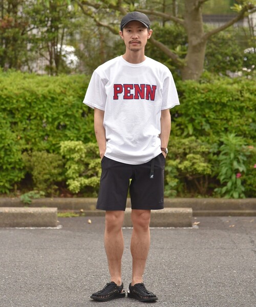 Russell Athletic(ラッセルアスレティック)の「【SHIPS別注】RUSSELL ATHLETIC: カレッジ プリント Tシャツ(Tシャツ/カットソー・メンズ・ホワイト/ネイビー/グレー/オフホワイト・SMALL/MEDIUM/LARGE)」の16枚目の写真