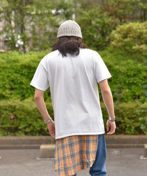 Russell Athletic(ラッセルアスレティック)の「【SHIPS別注】RUSSELL ATHLETIC: カレッジ プリント Tシャツ(Tシャツ/カットソー・メンズ・ホワイト/ネイビー/グレー/オフホワイト・SMALL/MEDIUM/LARGE)」の20枚目の写真