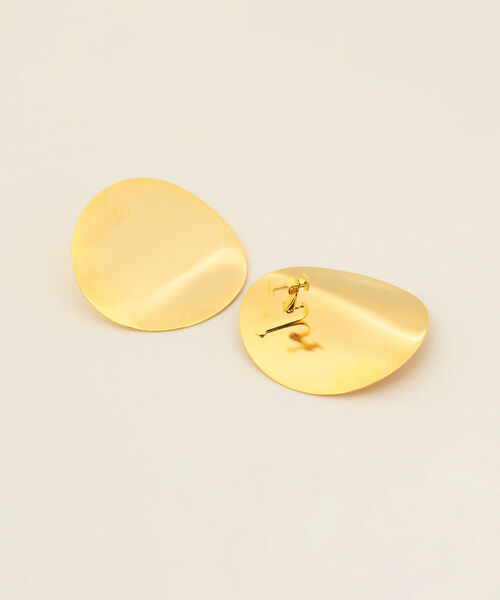 Ray BEAMS(レイビームス)の「Ray BEAMS / ビッグ サークル プレート イヤリング(イヤリング・レディース・シルバー/ゴールド・ONE SIZE)」の13枚目の写真