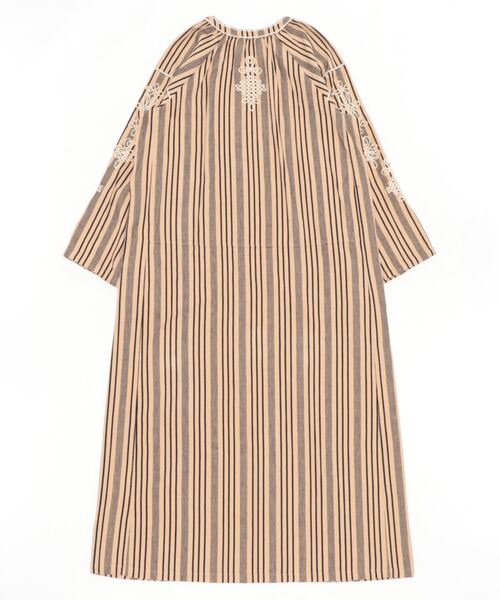 sara mallika（サラ マリカ）の「【 sara mallika/ サラマリカ 】 COTTON CORD EMB DRESS / コットンコードエンブロイダリードレス（ワンピース・レディース・ストライプ・FREE）」の15枚目の写真